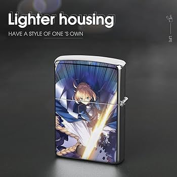 フェイト　セイバー　凛　メイド服　希少　オイルライター　zippo 風　BFZ5 フェイト セイバー 凛 メイド服 希少 オイルライター zippo 風 BFZ5